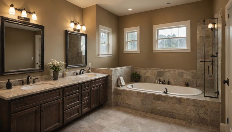 Spacious Master Bathroom Remodel